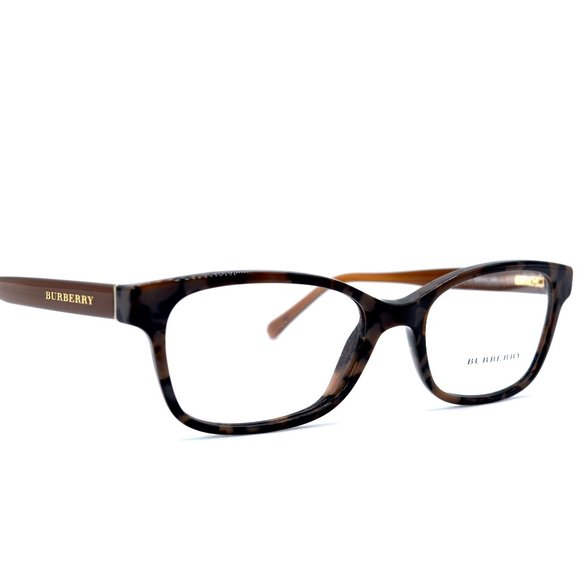 BURBERRY BE 2201 3648 BROWN MARBLE EYEGLASSES - Picture 1 of 7